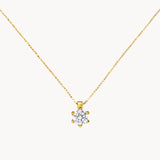 COLGANTE DIAMANTE SEIS GARRAS 0.13 QUILATES ERIN