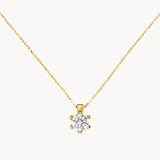 COLGANTE DIAMANTE SEIS GARRAS 0.16 QUILATES ERIN
