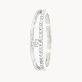 ANILLO DOBLE CON CIRCONITAS SILKE
