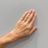 ANILLO ROMBO CON CIRCONITAS KAYIN