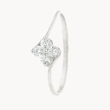 ANILLO ROMBO CON CIRCONITAS KAYIN