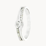 ANILLO DOBLE CON CIRCONITAS SILVA