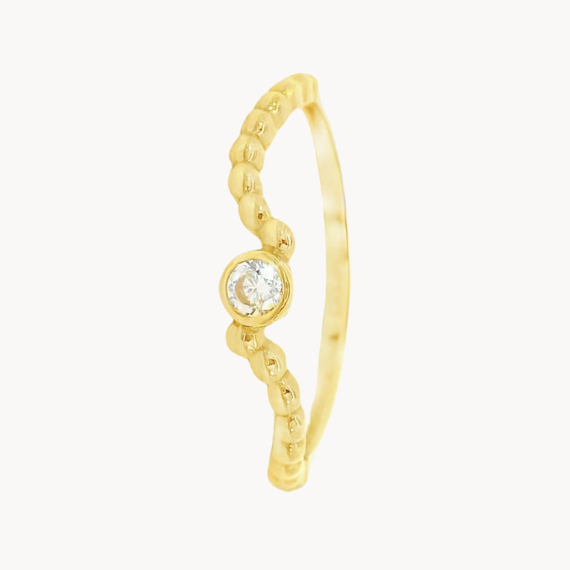 ANILLO SOLITARIO CON CIRCONITA BECKAH