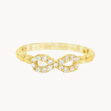 ANILLO CON CIRCONITAS FORMA INFINITO SAGE