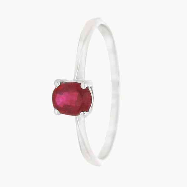 ANILLO CON RUBI LESLEY