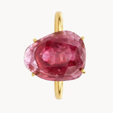 ANILLO CON ZAFIRO ROSA BRUTO