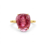 ANILLO CON ZAFIRO ROSA BRUTO