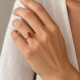ROUGH PINK SAPPHIRE RING