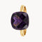ANILLO CON AMATISTA TALLA CUSHION