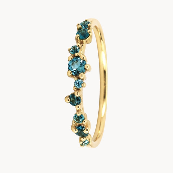ANILLO DEGRADADO DE TOPACIOS LONDON BLUE