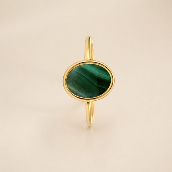 SADIE MALACHITE RING