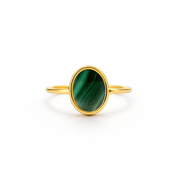 SADIE MALACHITE RING