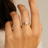 ANILLO BICOLOR FLOR SHAWNA