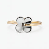 ANILLO BICOLOR FLOR SHAWNA