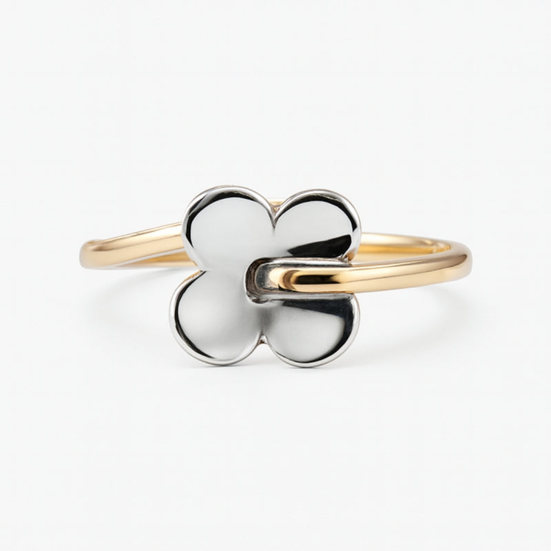 ANILLO BICOLOR FLOR SHAWNA