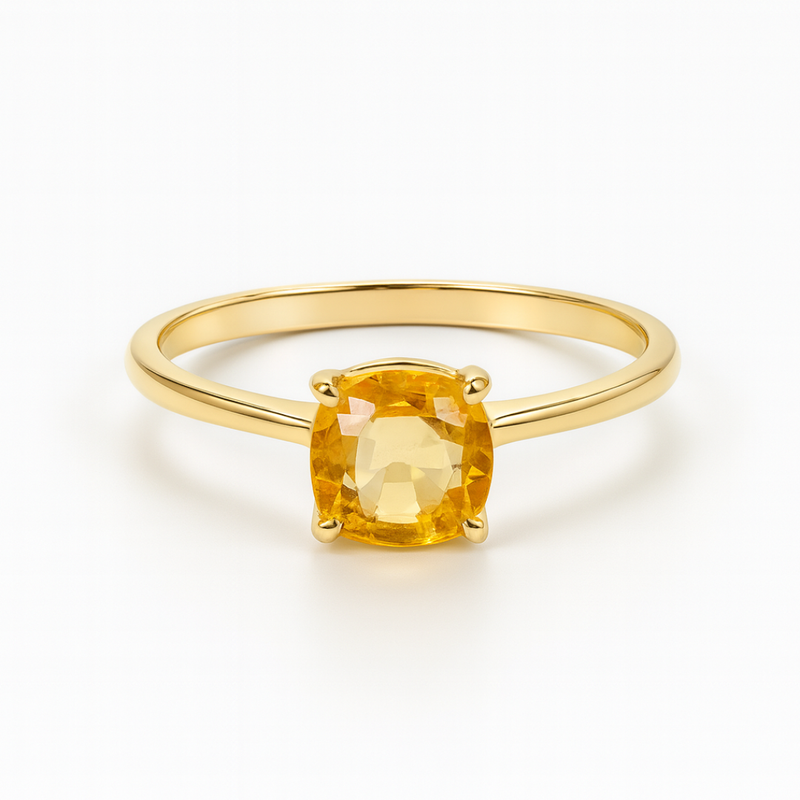 ANILLO CON CITRINO EDNA