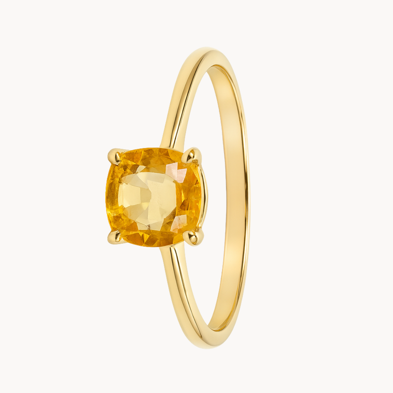 ANILLO CON CITRINO EDNA