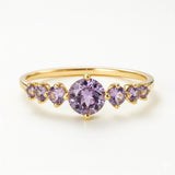ANILLO CON AMATISTAS KIRSTIN