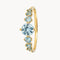 ANILLO CON TOPACIOS AZULES KIRSTIN