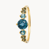 ANILLO CON TOPACIOS LONDON BLUE KIRSTIN