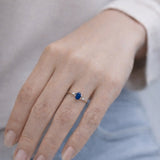 ANILLO ZAFIRO Y CIRCONITAS DOROTA