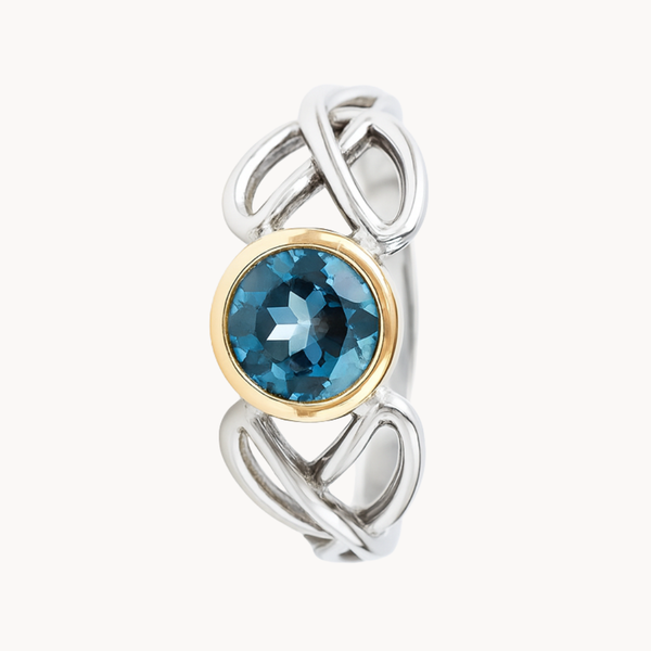 ANILLO TOPACIO LONDON BLUE TOMMIE