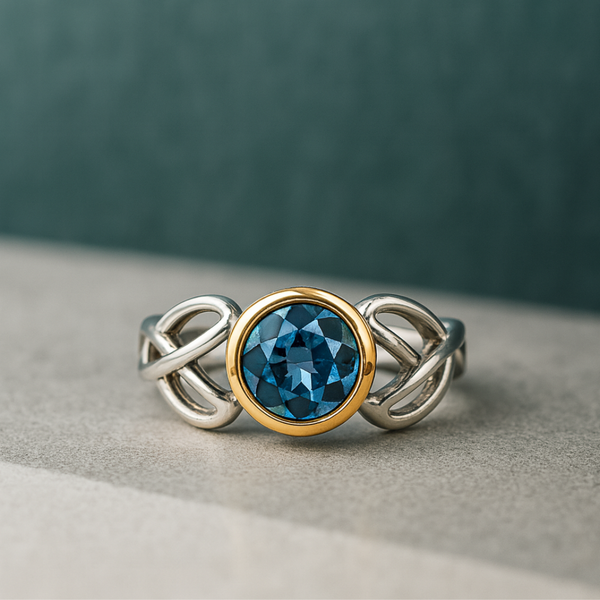 ANILLO TOPACIO LONDON BLUE TOMMIE