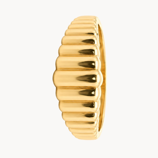 ANILLO ESCALONADO ACANALADO