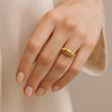 ANILLO LISO CROISSANT GRANDE