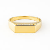 ANILLO SELLO CON CIRCONITAS SELENE