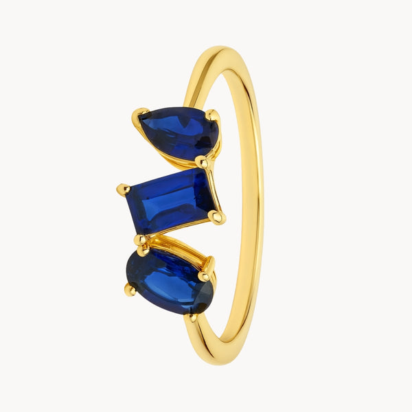RING WITH SAPPHIRES LIANA