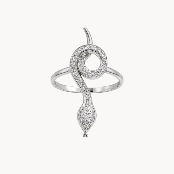 ANILLO SERPIENTE CON CIRCONITAS SILKE