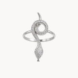 ANILLO SERPIENTE CON CIRCONITAS SILKE