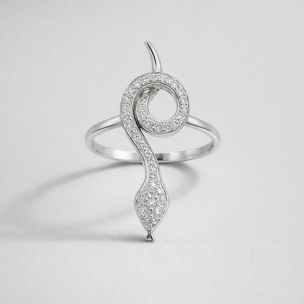ANILLO SERPIENTE CON CIRCONITAS SILKE