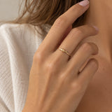 ANILLO NUDO ORO LISO
