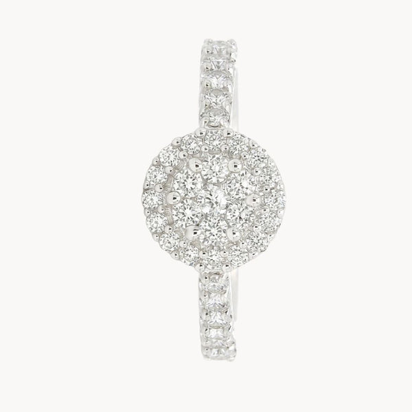 ANILLO ROSETON Y BRAZO DE DIAMANTES