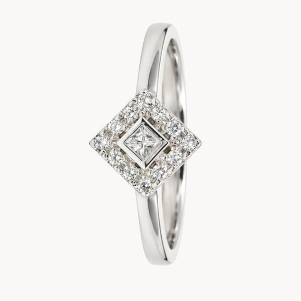 DIAMOND RHOMBUS RING