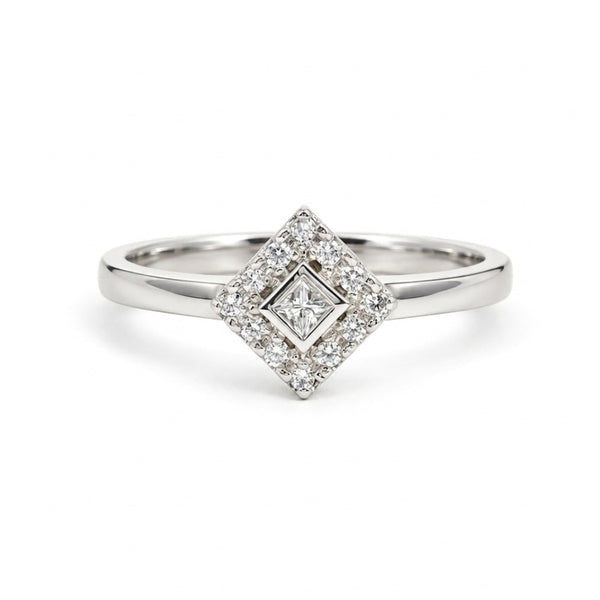 DIAMOND RHOMBUS RING