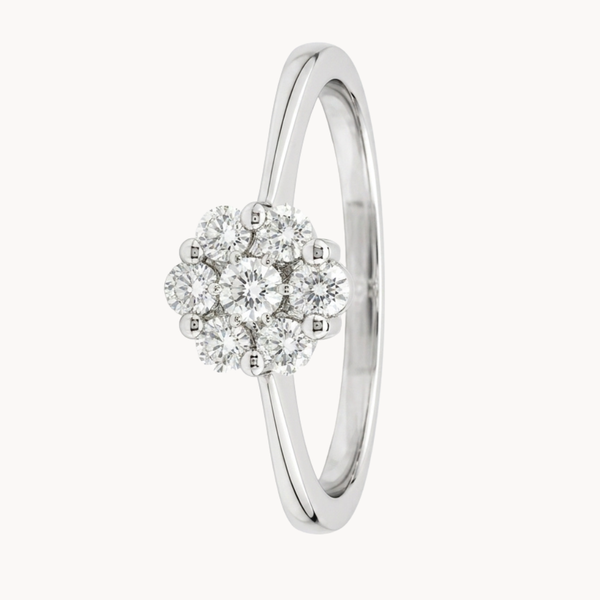 DIAMOND ROSETTE RING