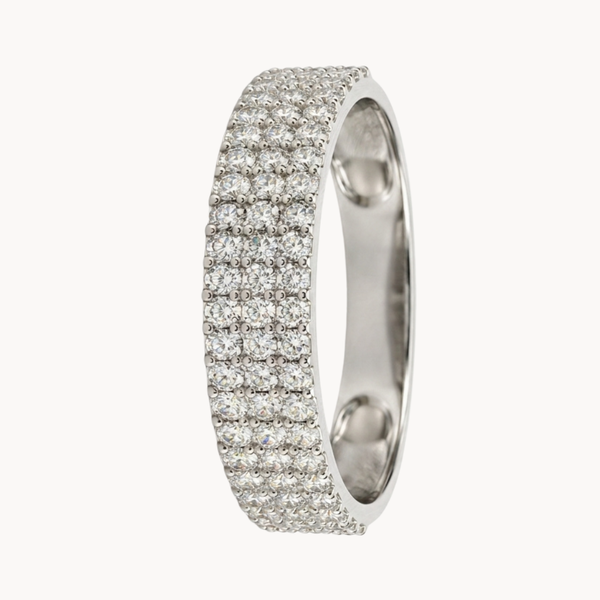 WIDE DIAMOND BAND RING
