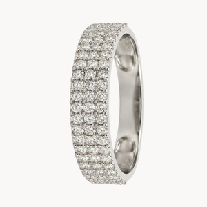 ANILLO BANDA ANCHA DE DIAMANTES