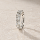 ANILLO BANDA ANCHA DE DIAMANTES