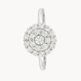 ANEL DUPLO HALO DE DIAMANTES NATURAIS