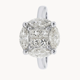 ANILLO DIAMANTES GEOMETRICOS II