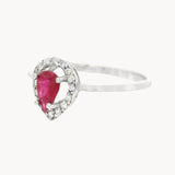 BAGUE GIULIA DOUBLE RUBIS ET DIAMANTS