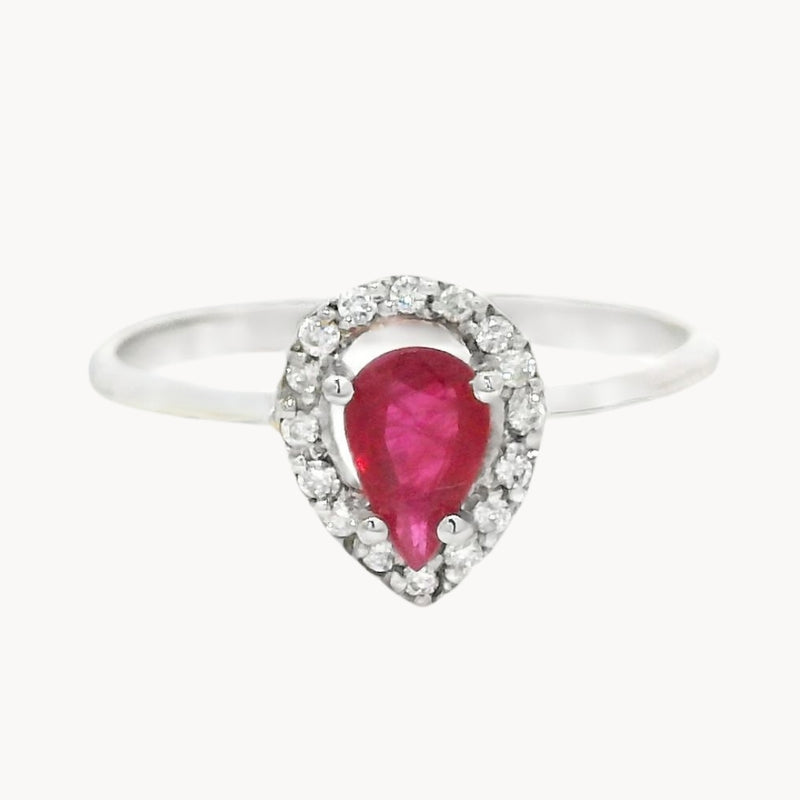 BAGUE GIULIA DOUBLE RUBIS ET DIAMANTS