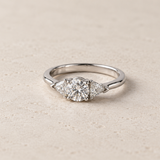 NATURAL DIAMOND TRILOGY RING