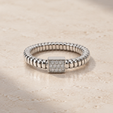 ANILLO ARO FLEXIBLE CON DIAMANTES NATURALES
