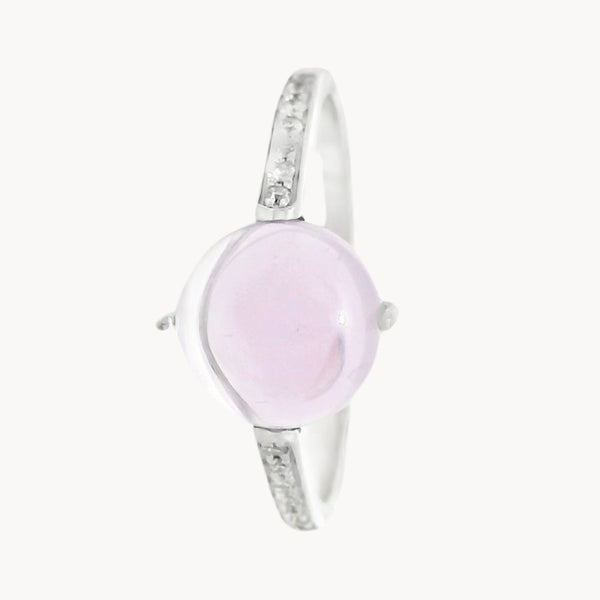ANILLO AMATISTA Y DIAMANTES CORDELIA