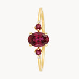 ANILLO DIAMANTES Y RUBIES LOVISA